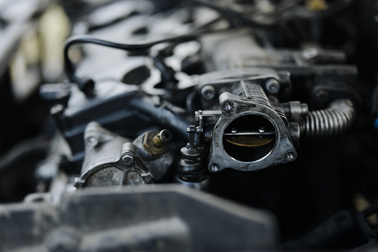 Motor de automóvel clássico