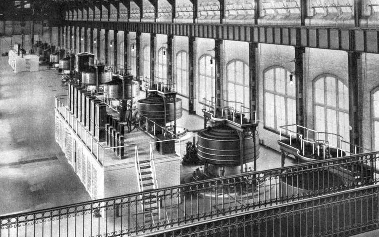 Geradores hidroelétricos Westinghouse em Niagara Falls