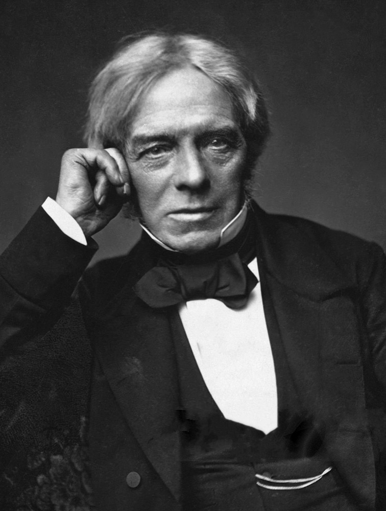 Retrato fotográfico de Michael Faraday