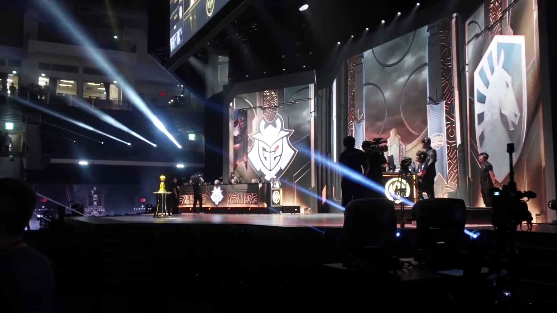 Palco de competição de esports