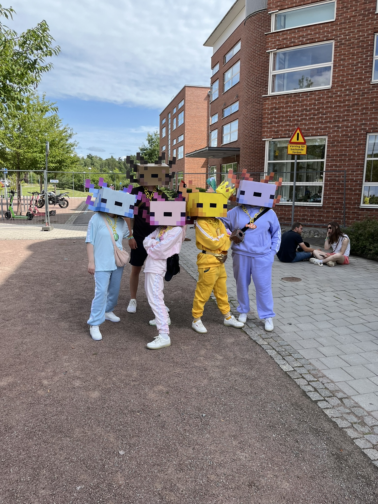 Cosplay inspirado em Minecraft