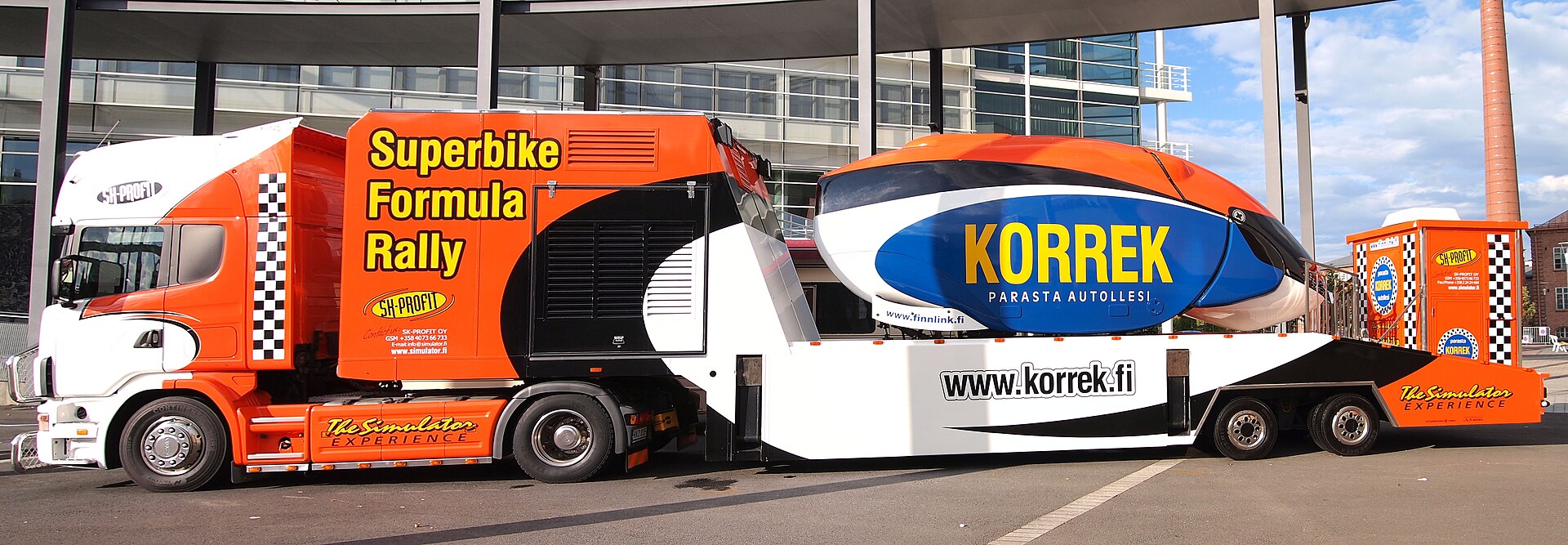 Cockpit de simulador de corrida