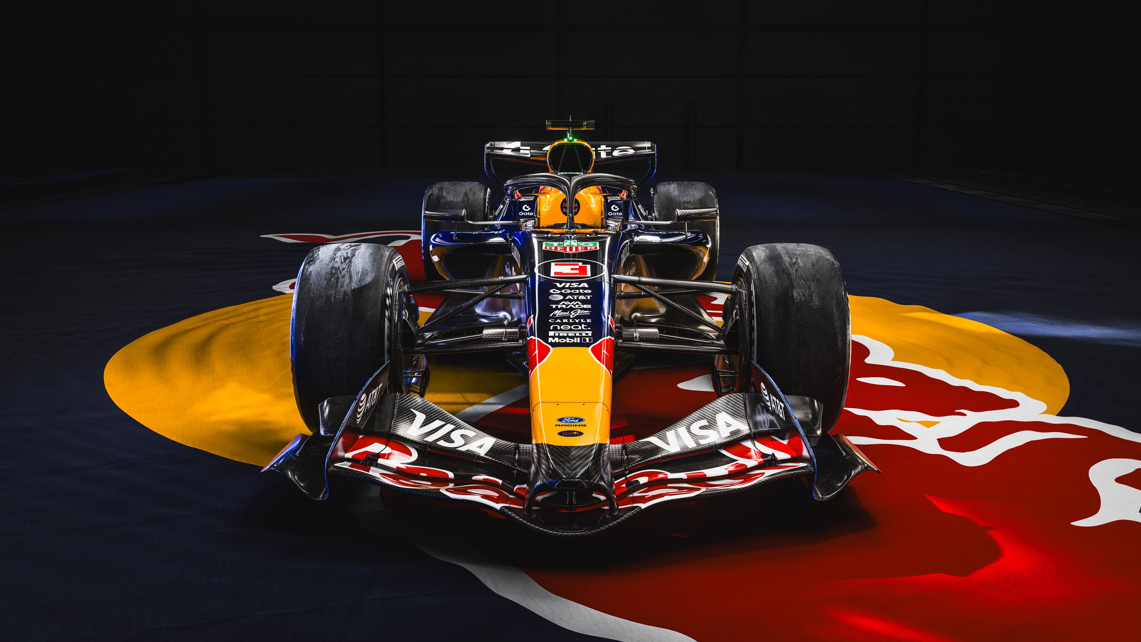 Red Bull de Fórmula 1 de 2009 em pista